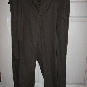 Bill Blass Yarn Dyed Cotton Dress Trousers Men's 38 x 30 New w/ Tags Brown
